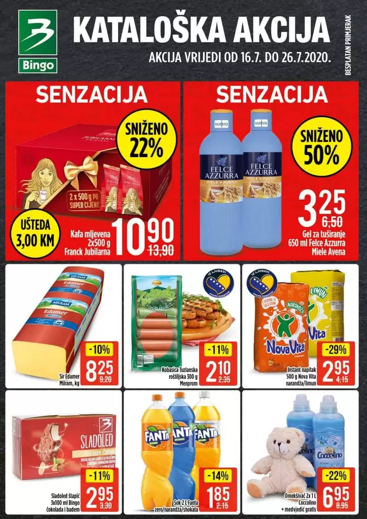 bingo katalog. bingo snizenje. bingo akcija.