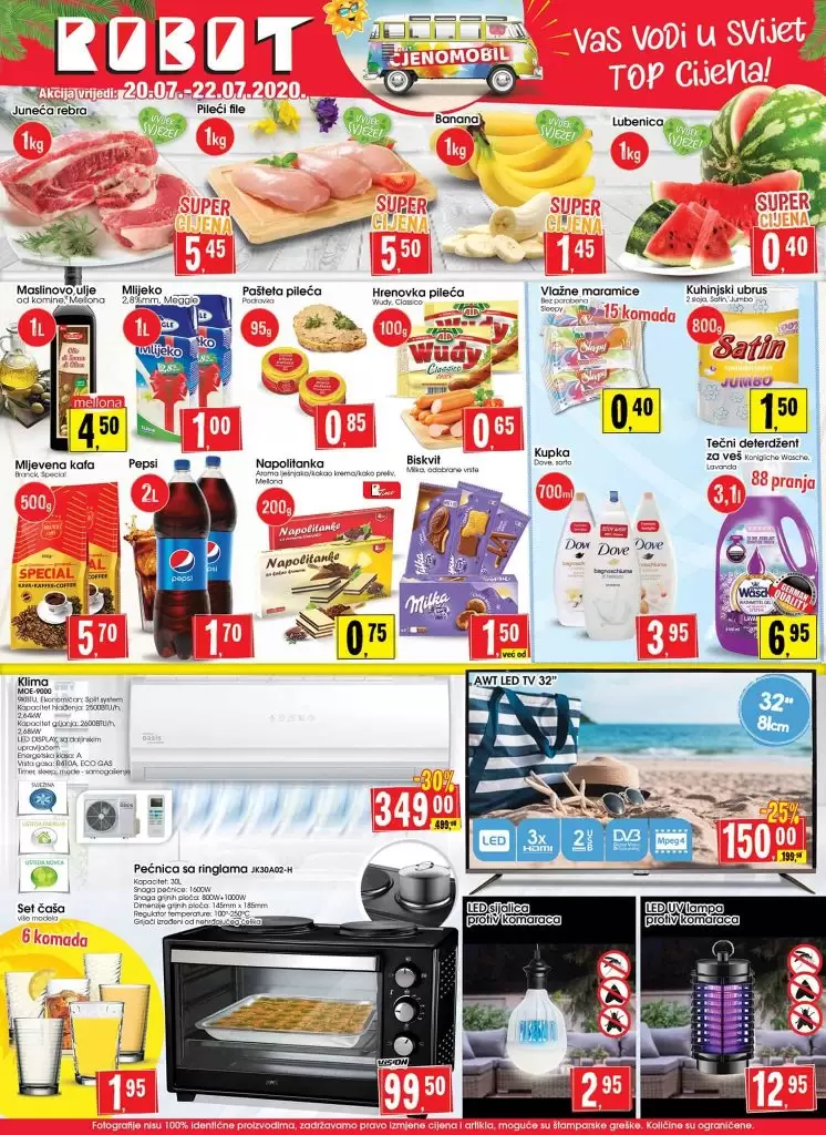 robot super akcija. snizenje popusti. 