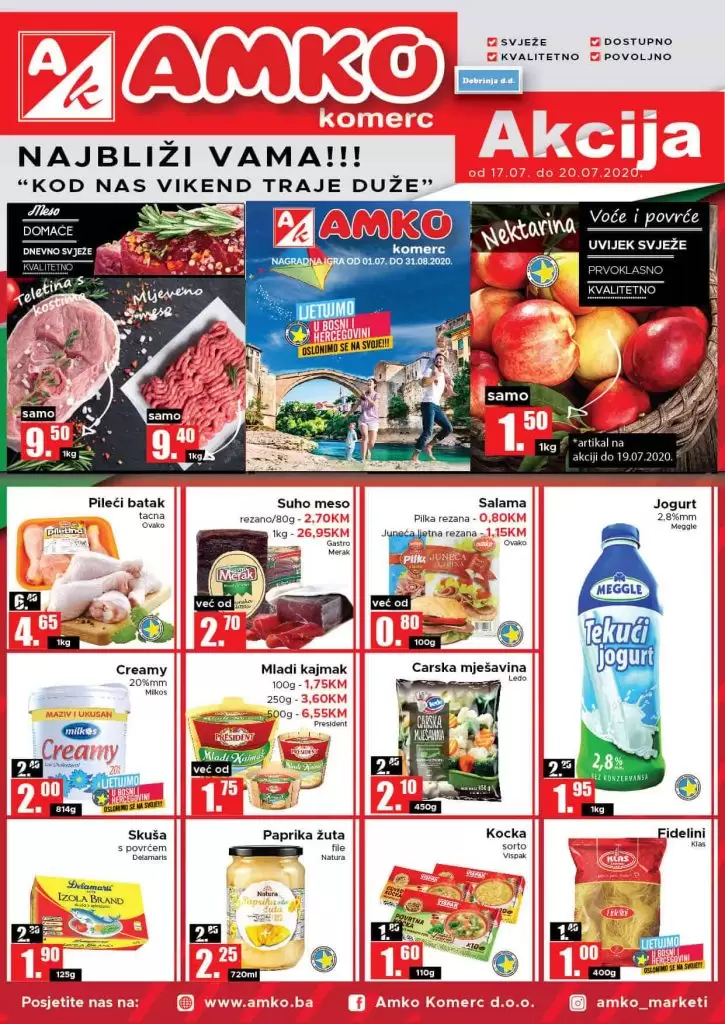 Amko vikend akcija. vikend traje duze u amku