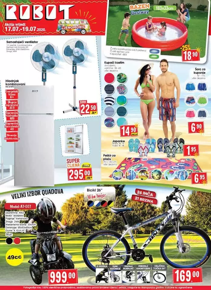 robot akcijski katalog. robot vikend akcija. snizenje. popust.