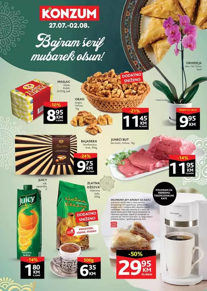 konzum katalog. konzum akcija. snizenje. akcija. popust.