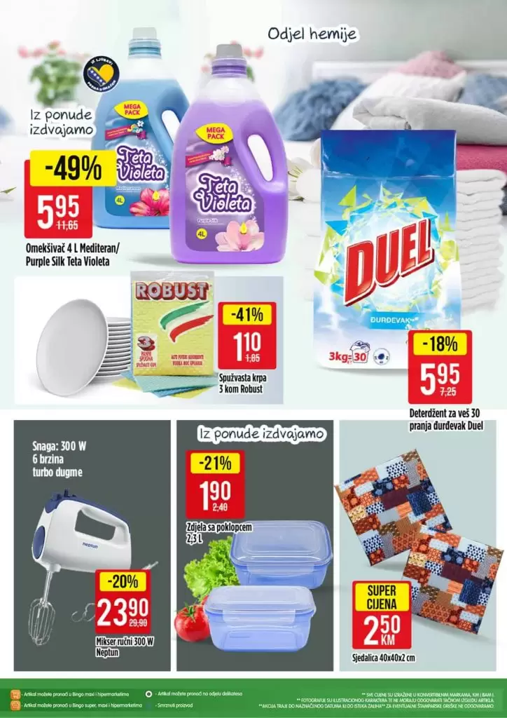 bingo katalog. bingo snizenje. bingo akcija.