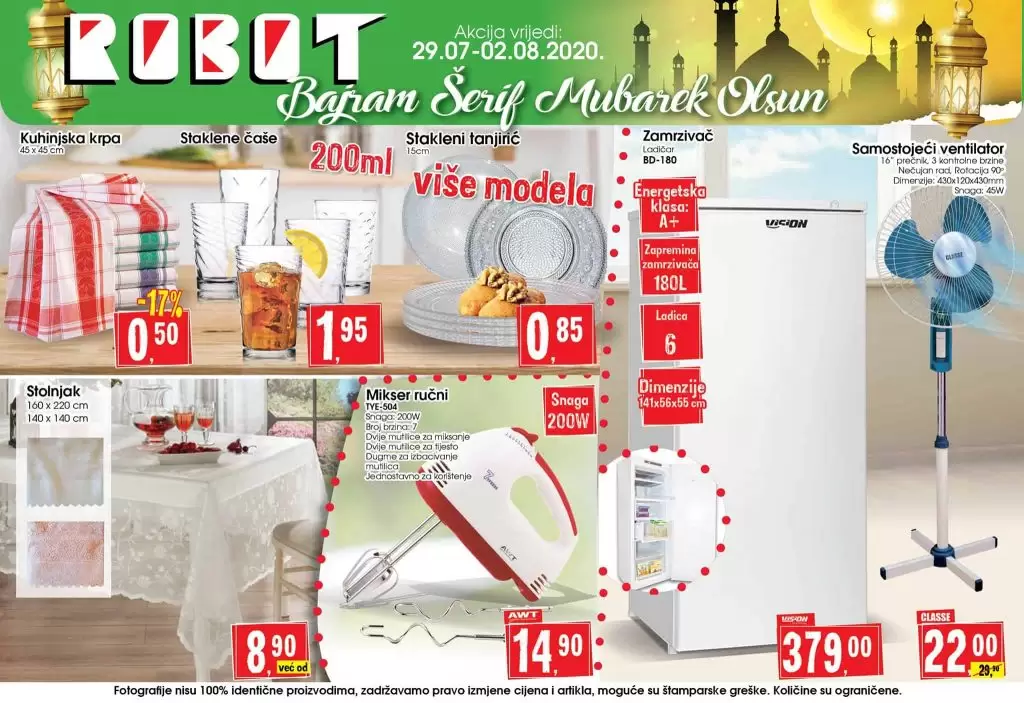 robot akcijski katalog. robot vikend akcija. snizenje. popust. 