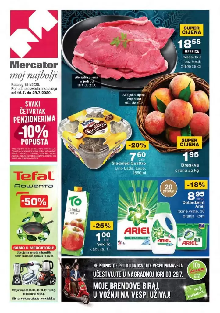 mercator kataloska akcija. mercator snizenje. mercator lozionicka.