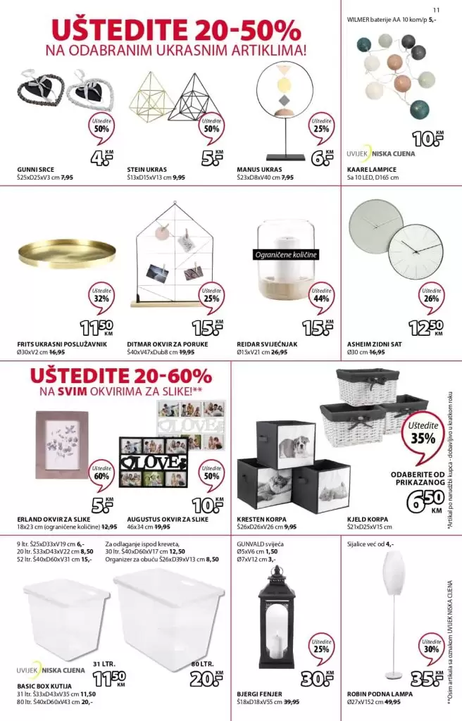 jysk super akcija. snizenje u jysku. rasprodaja jysk. dekoracija jysk