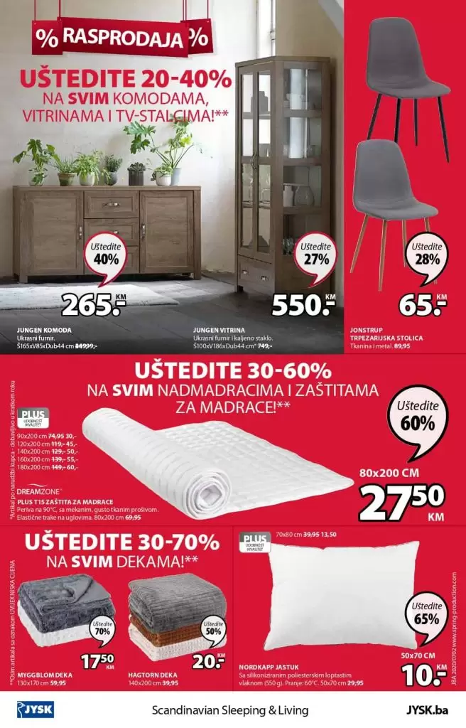 jysk katalog. jysk snizenje. jysk raspodaja.