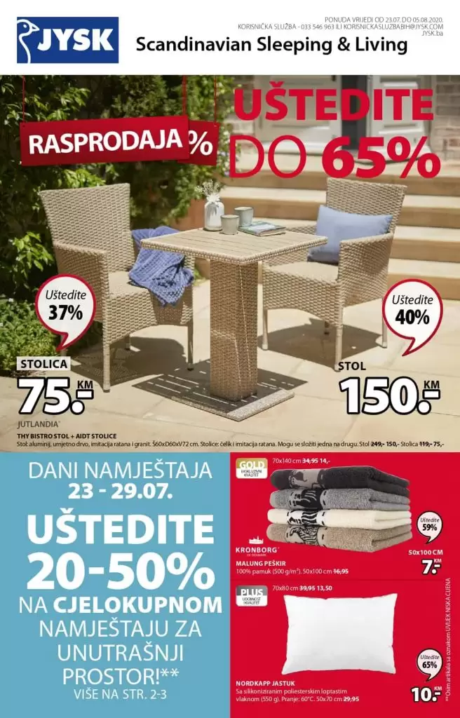 Jysk akcijski katalog. snizenje. akcija. popust. katalog. 