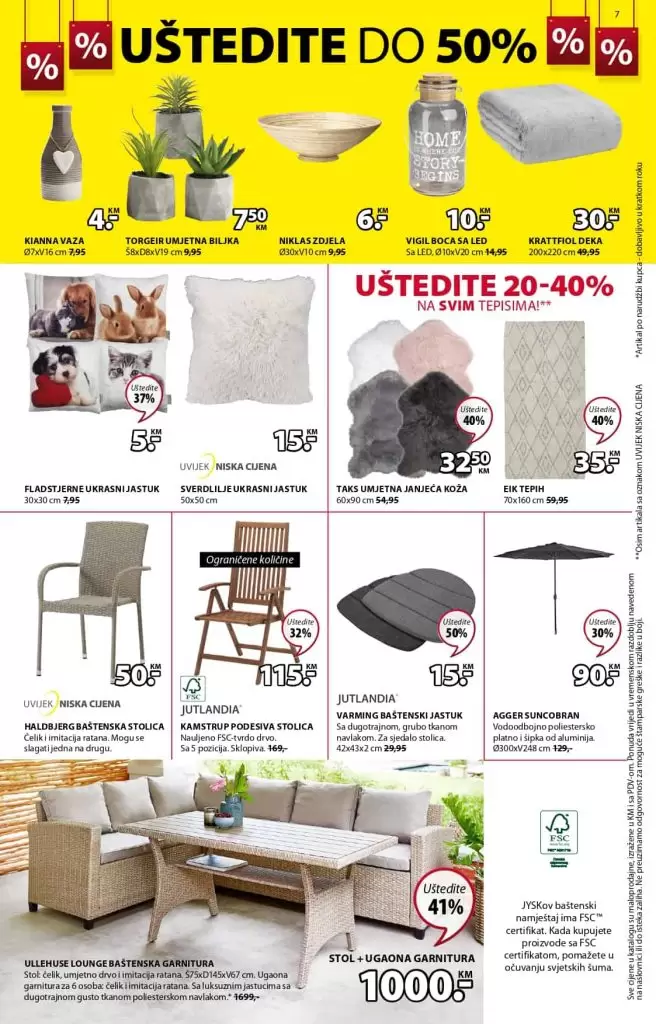 Jysk akcijski katalog. snizenje. akcija. popust. katalog. 