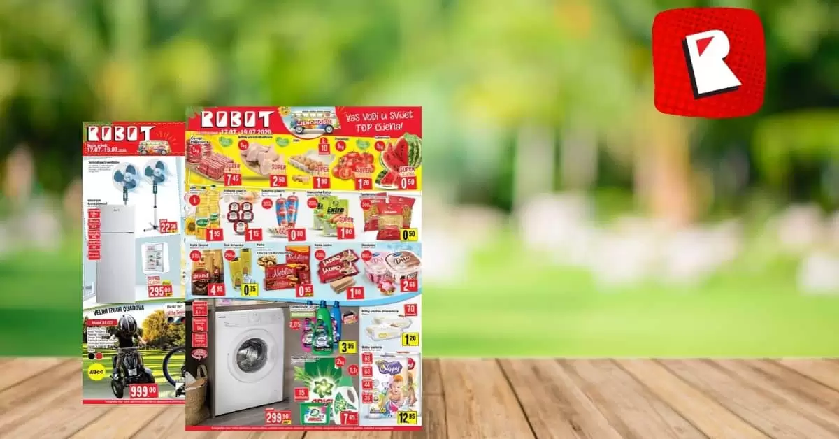 robot akcijski katalog. robot vikend akcija. snizenje. popust.