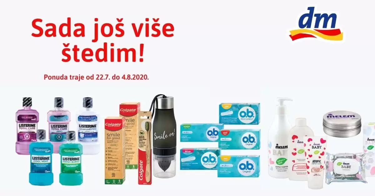 dm sad jos vise stedim. super ponuda ob tamponi