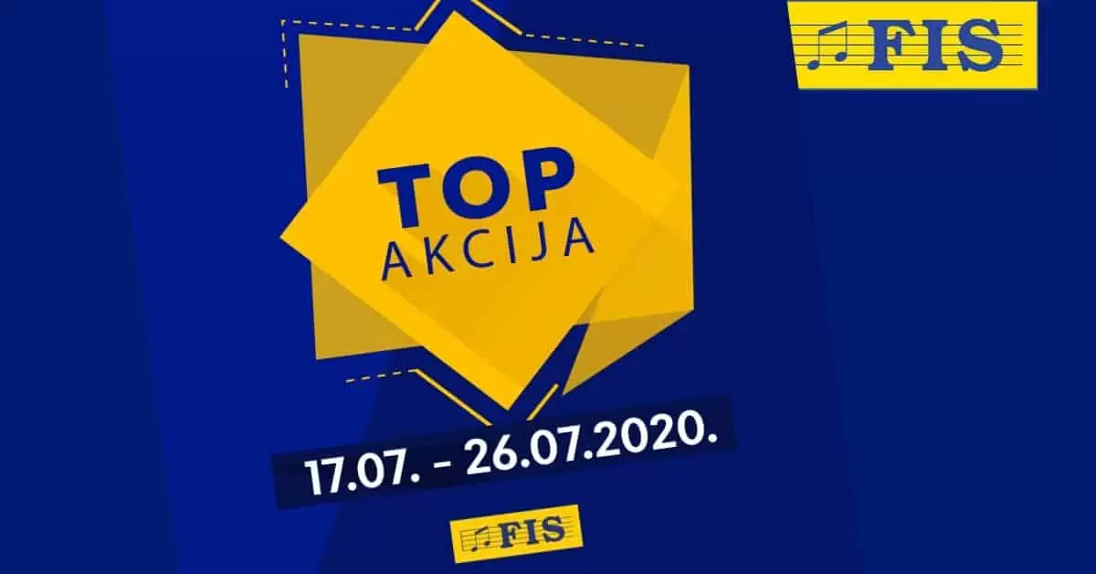 Fis TOP akcija. Fis snizenje.