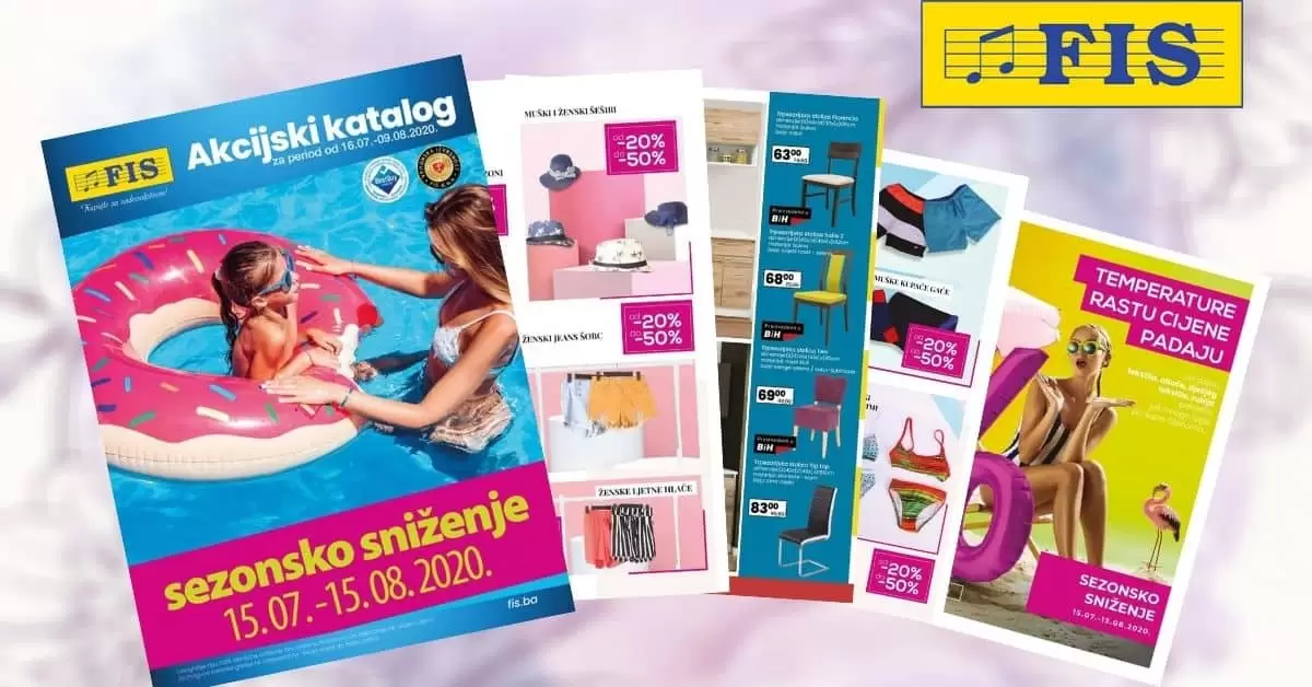 Fis akcijski katalog. snizenje. akcija. popust. snizeno.