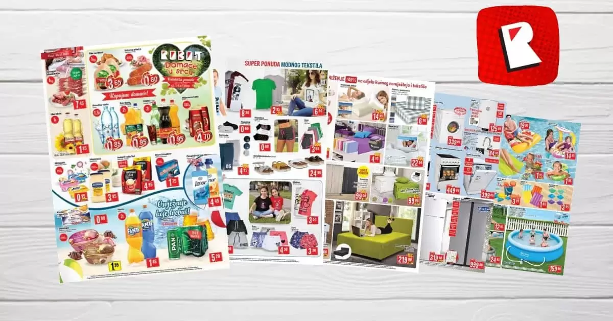 robot akcijski katalog. robot vikend akcija. snizenje. popust.