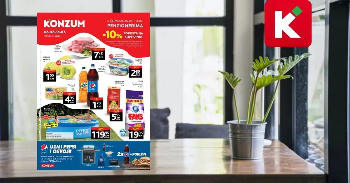Konzum katalog. konzum snizenje. akcija. popusti.