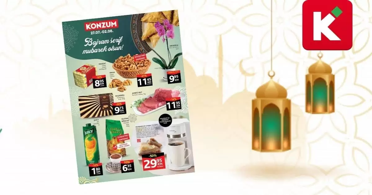 konzum katalog. konzum akcija. snizenje. akcija. popust.