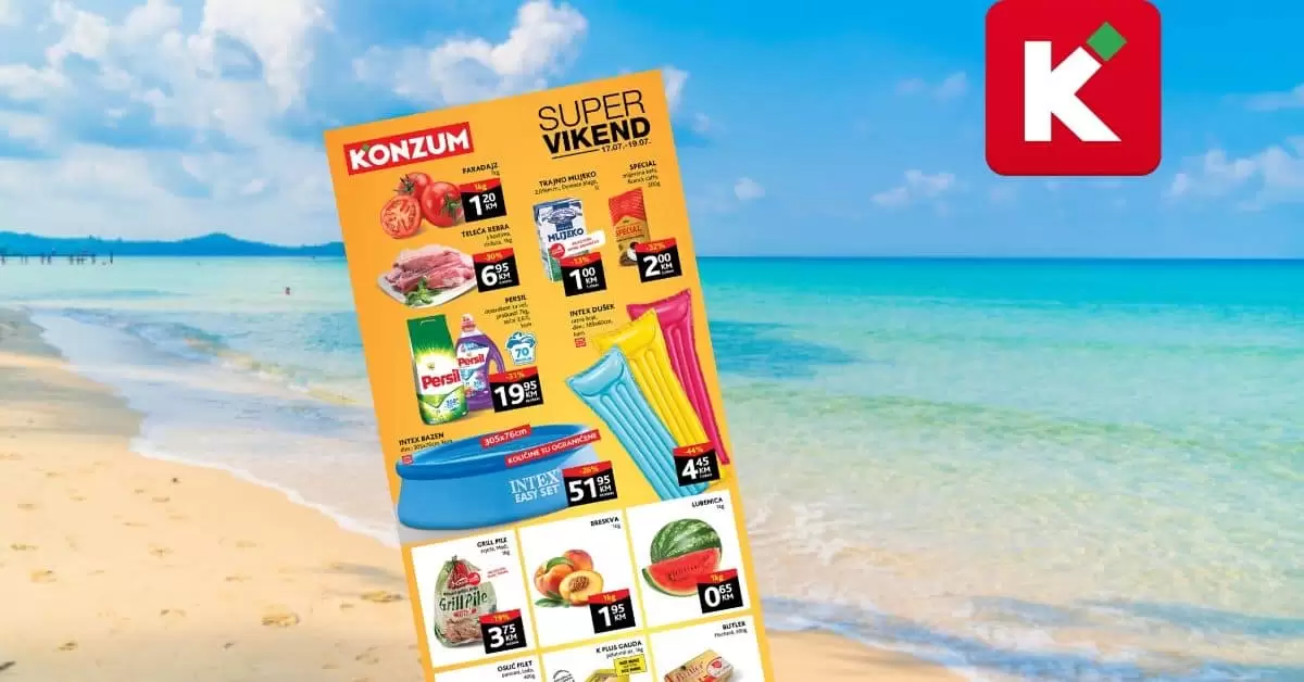 Konzum vikend akcija. snizenje konzum. akcija konzum.