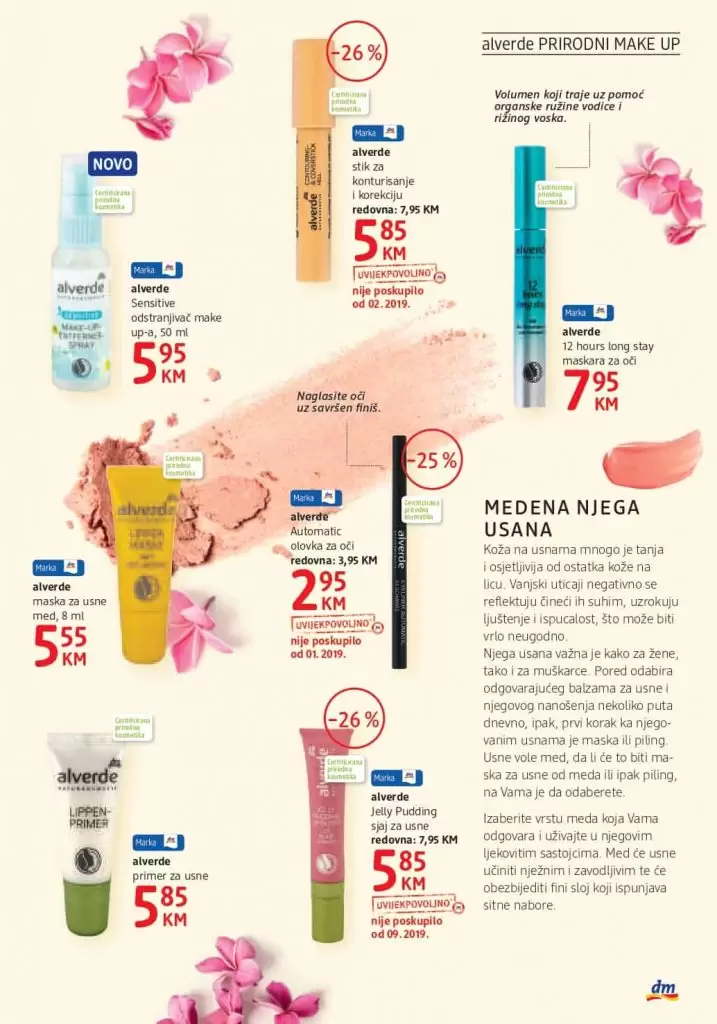 dm katalog. dm snizenje. dm akcija. dm popust. bourjois