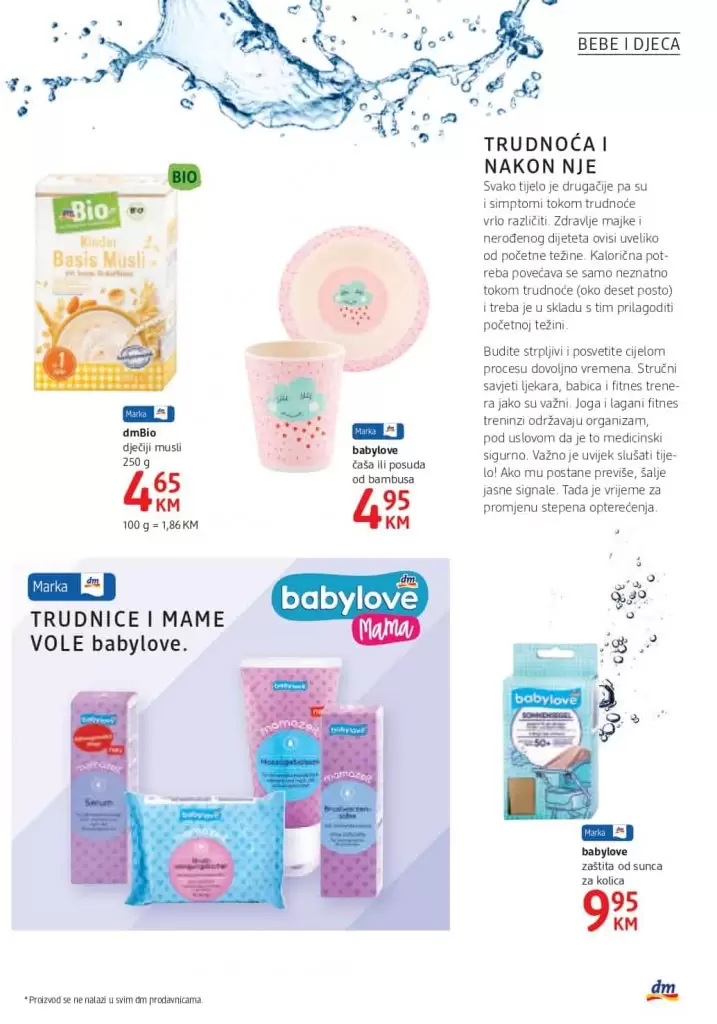 dm katalog. dm snizenje. dm akcija. dm popust.  babylove