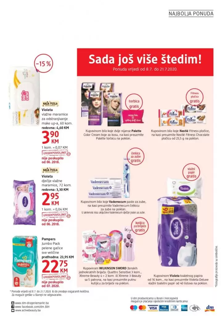dm katalog. dm snizenje. dm akcija. dm popust.  sad jos vise stedim 