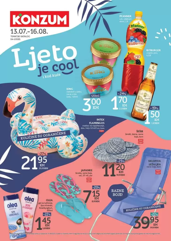 konzum katalog. konzum akcija. konzum snizenje. 
