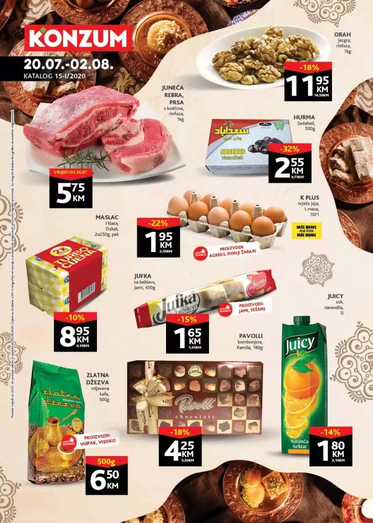 konzum katalog. konzum akcija. snizenje. akcija. popust. 