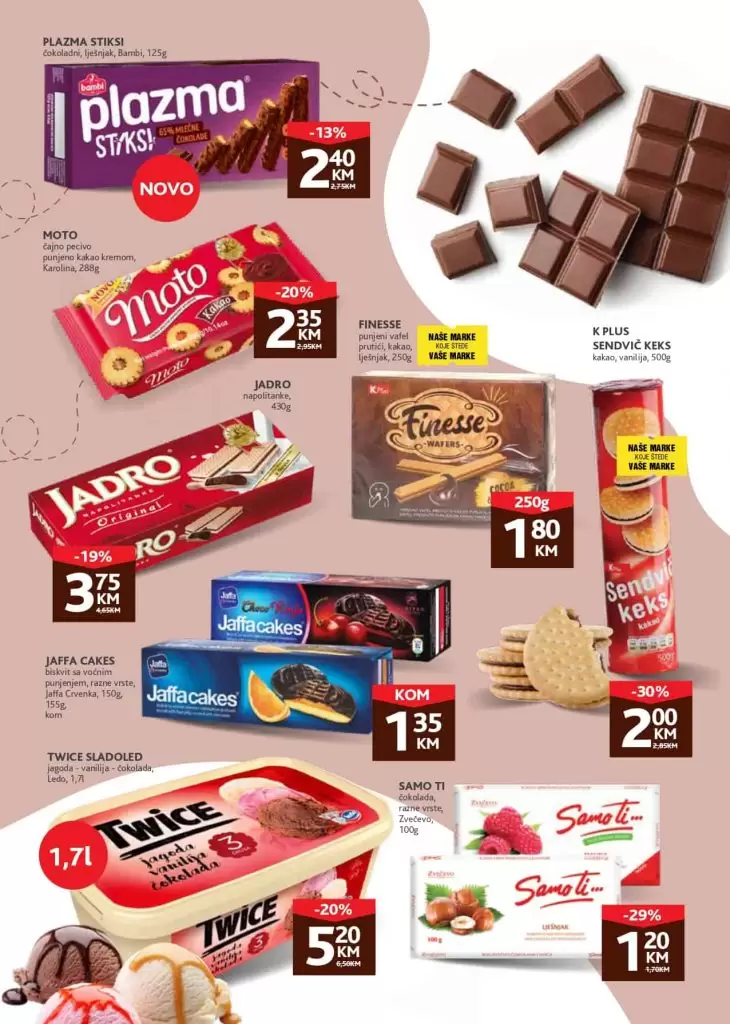 Konzum katalog. konzum snizenje. akcija. popusti.  jadro keks