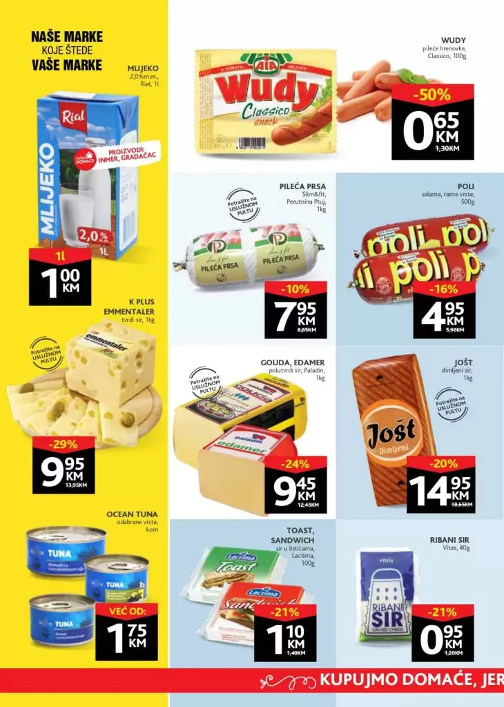 Konzum katalog. konzum snizenje. akcija. popusti.  sir