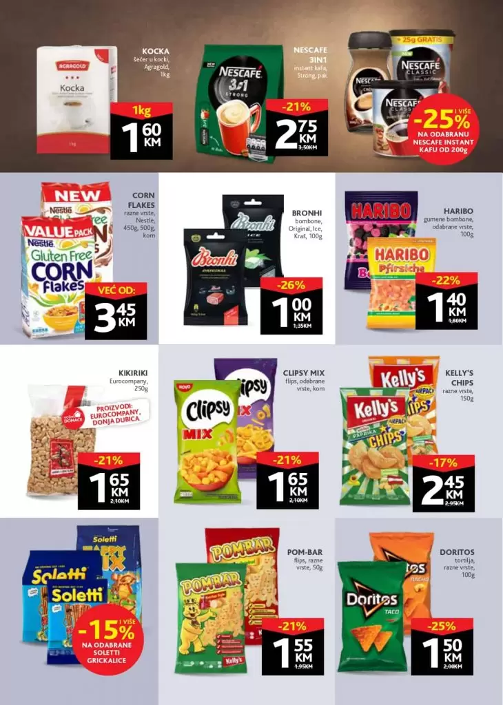 Konzum katalog. konzum snizenje. akcija. popusti.  slatkisi