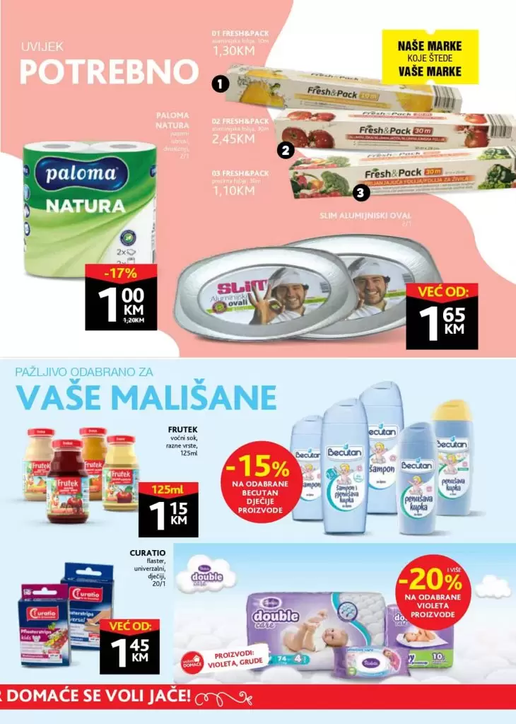 Konzum katalog. konzum snizenje. akcija. popusti.  sve za bebe. pelene za bebe