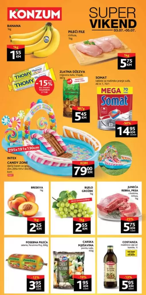 Konzum vikend akcija. konzum katalog.