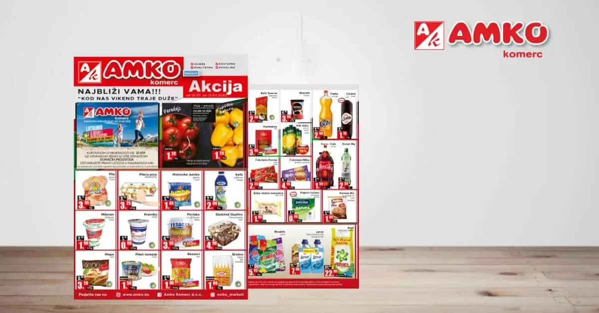 amko vikend akcija. snizenje. popust.