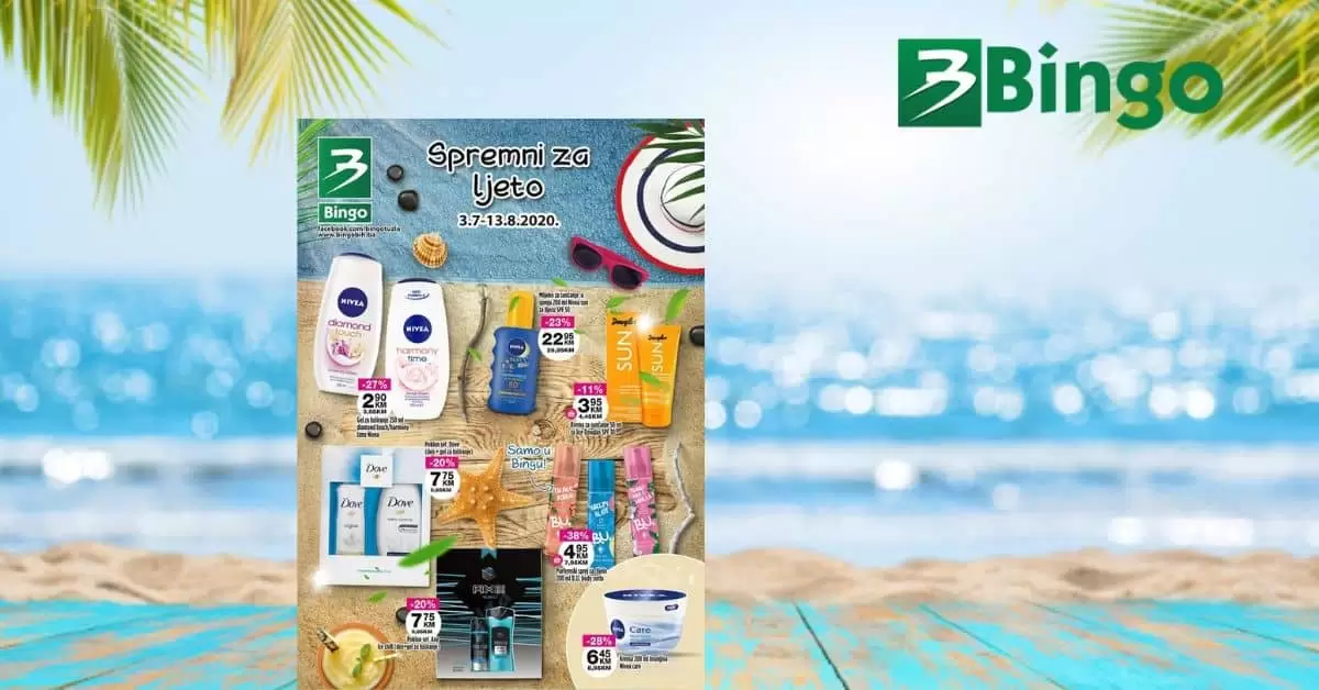 bingo super akcija. akcijski katalog bingo katalog. prehrana.