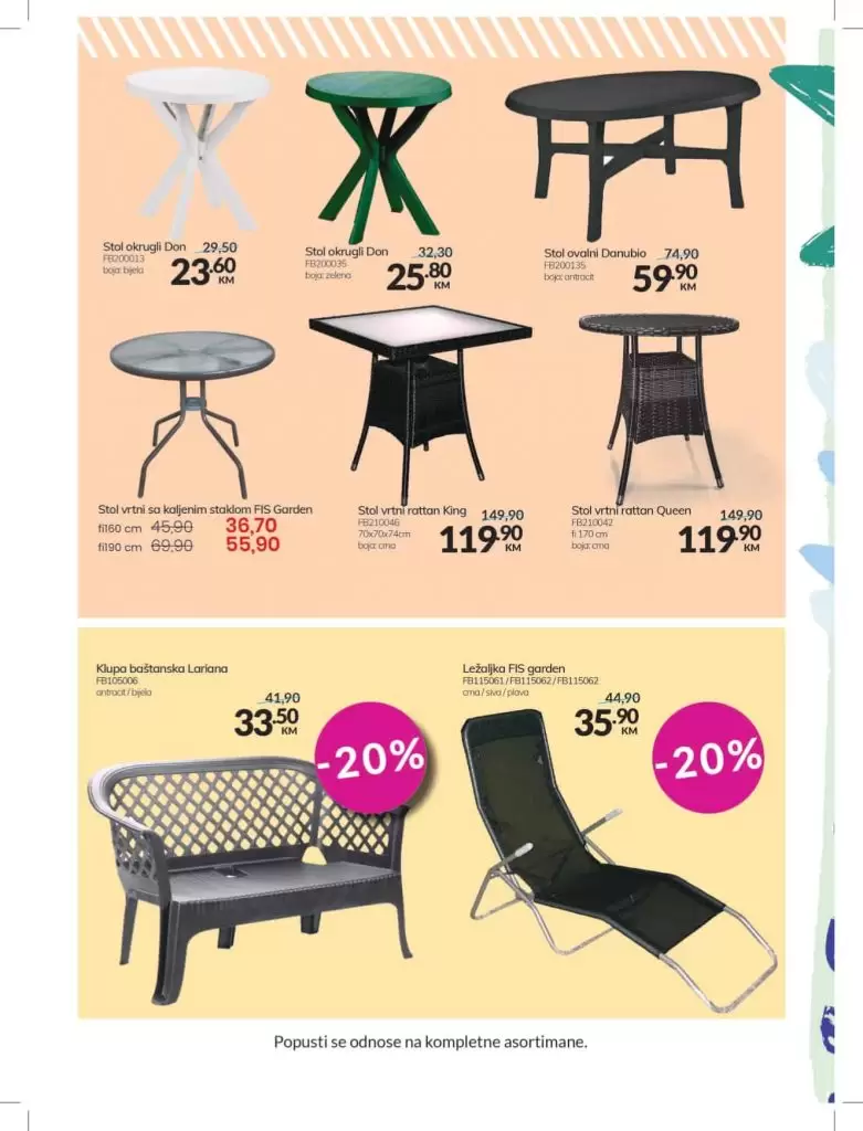 sezonsko snizenje fis. 