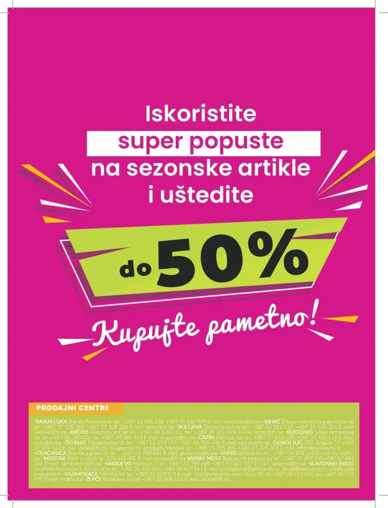 sezonsko snizenje fis. 