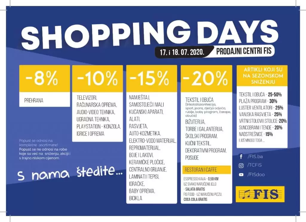 fis shopping days