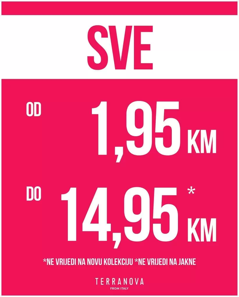 tertanova snizenje. terranova rasprodaja