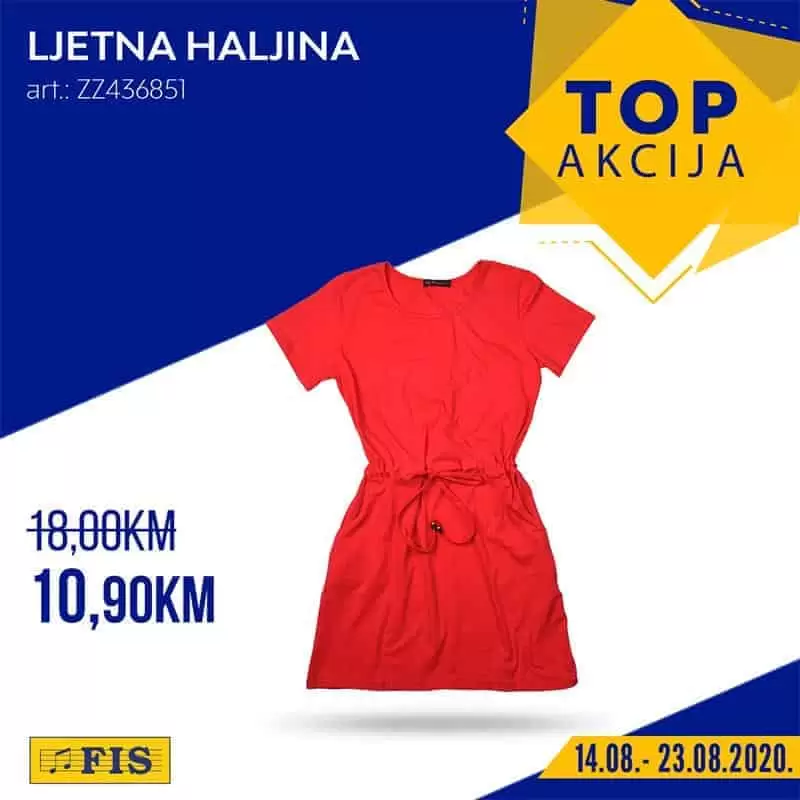 Fis TOP akcija. Fis snizenje.