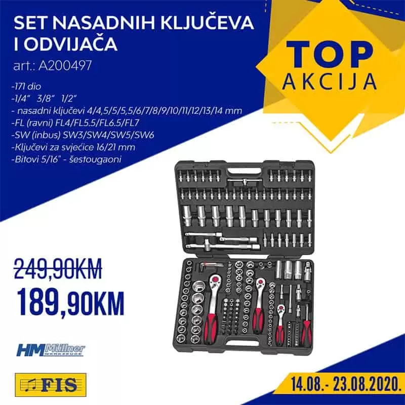 Fis TOP akcija. Fis snizenje.