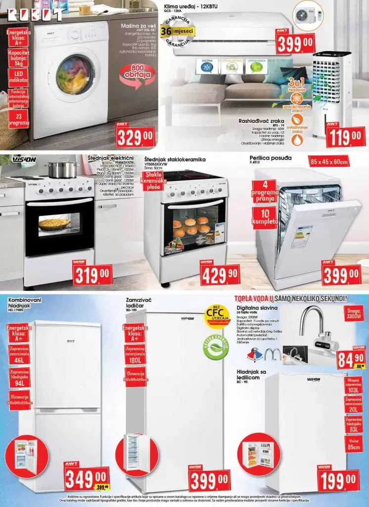 Robot akcijski katalog. snizenje. akcija. popust. snizeno.