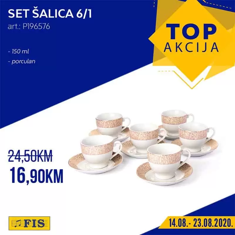 Fis TOP akcija. Fis snizenje.