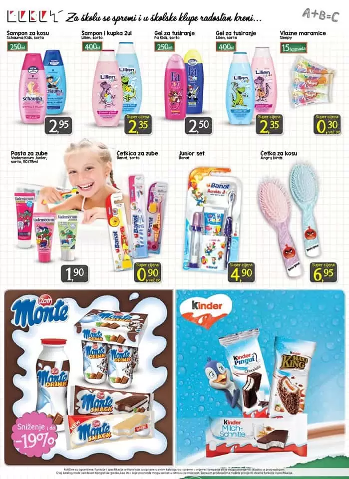 robot akcijski katalog. snizenje skolskog pribora.