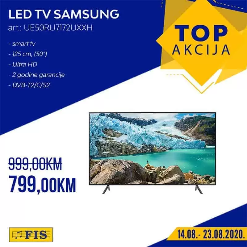 Fis TOP akcija. Fis snizenje.