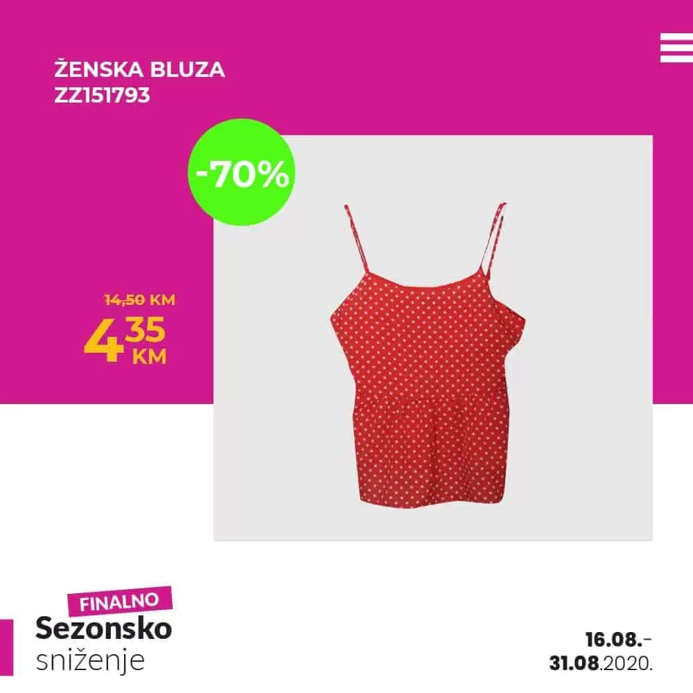 fis sezonsko snizenje. 