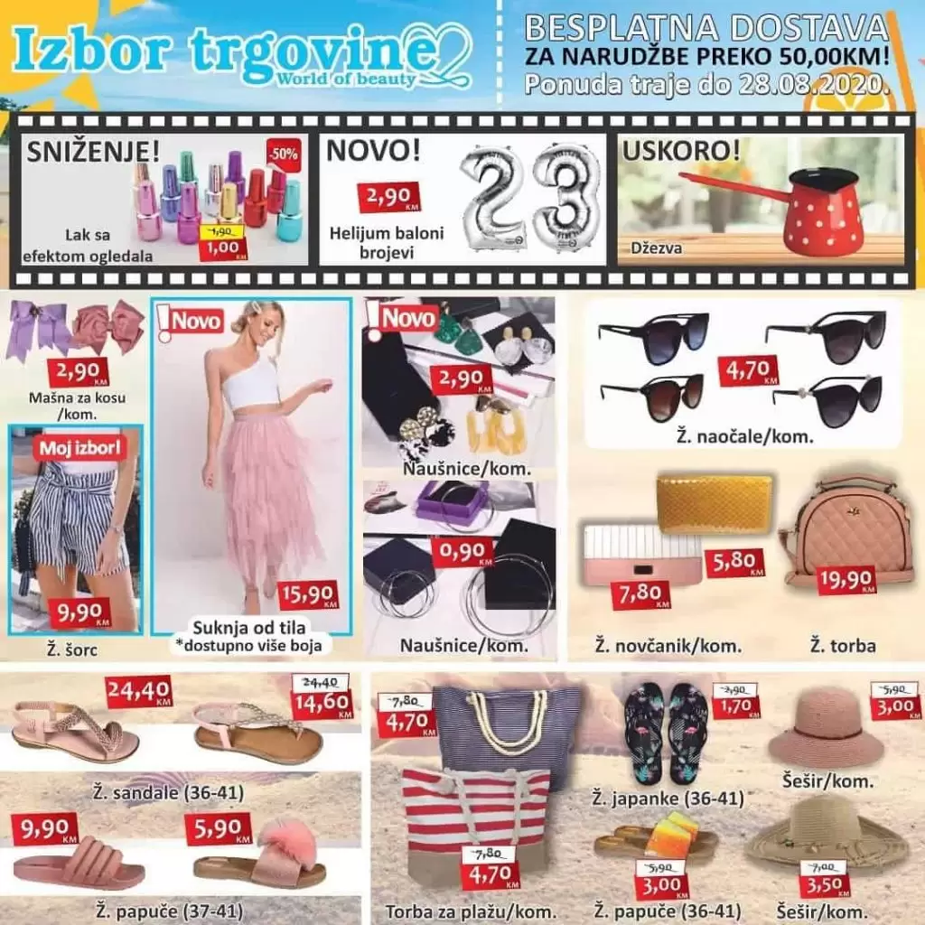 izbor trgovine akcijski katalog. snizenje. akcija. popust. 