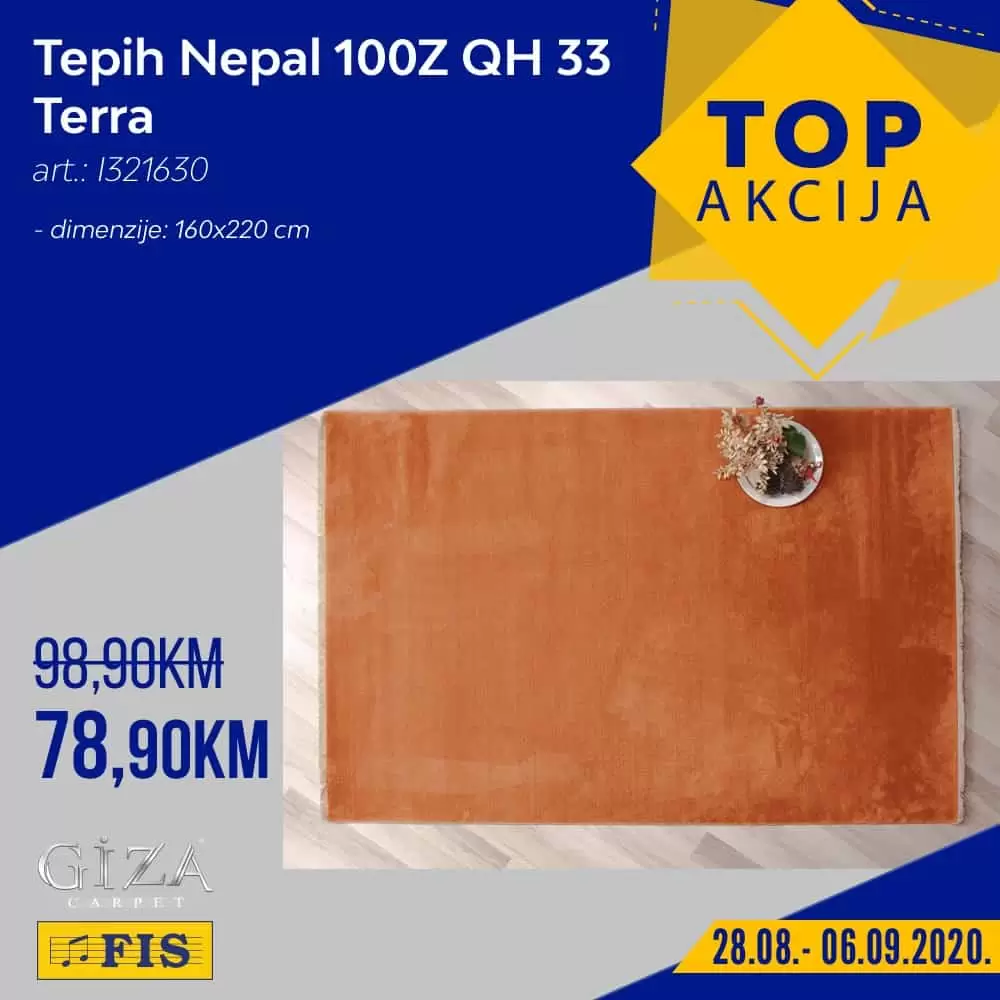 Fis top akcija. fis katalog. snizenje. popust. tepih