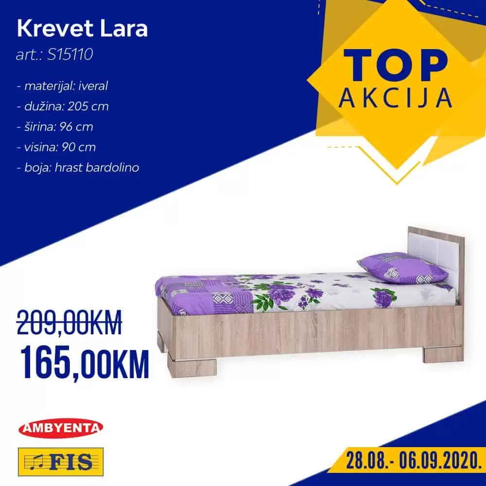 Fis top akcija. fis katalog. snizenje. popust. krevet fis