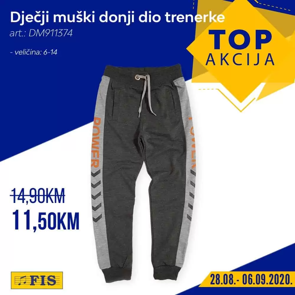 Fis top akcija. fis katalog. snizenje. popust. trenerka fis