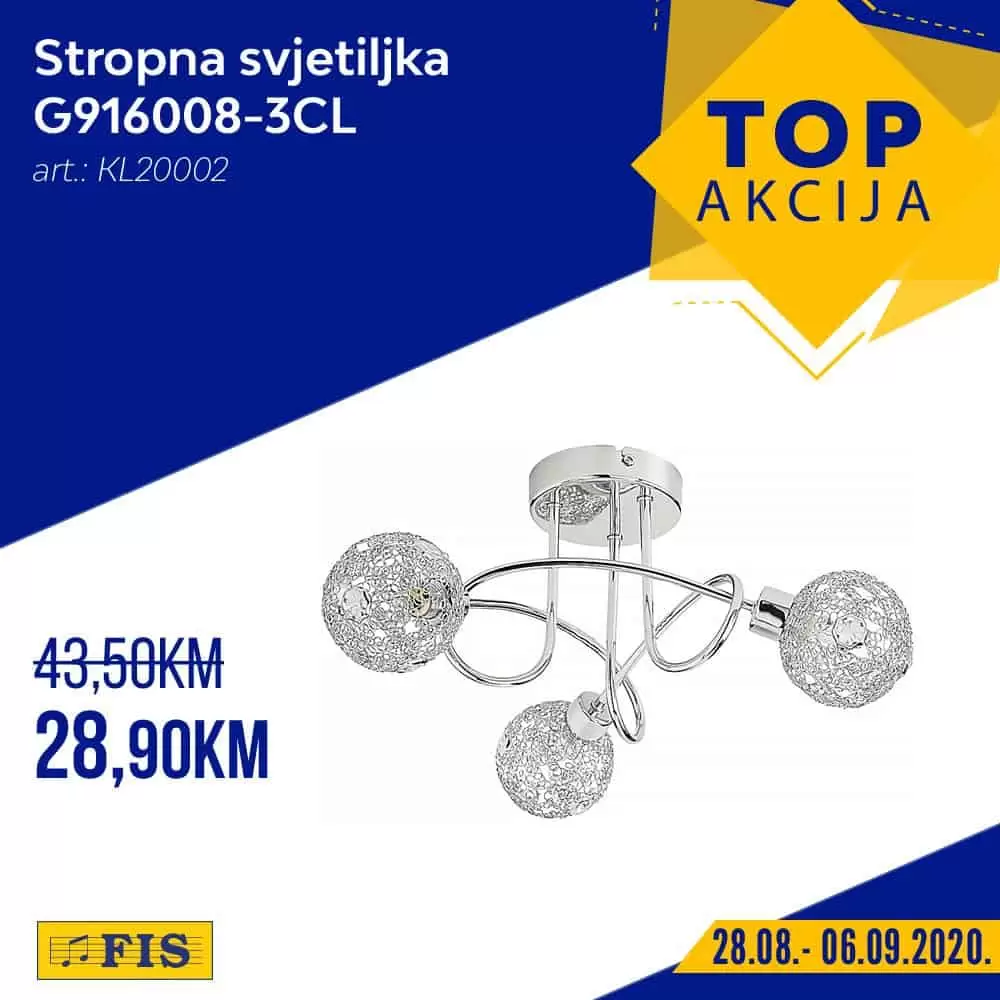 Fis top akcija. fis katalog. snizenje. popust. luster fis