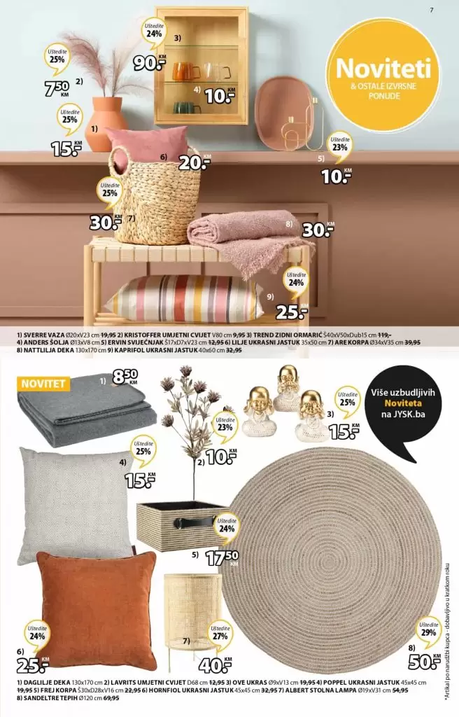 jysk akcijski katalog. jysk raspodaja. jysk snizenje. jysk popust.