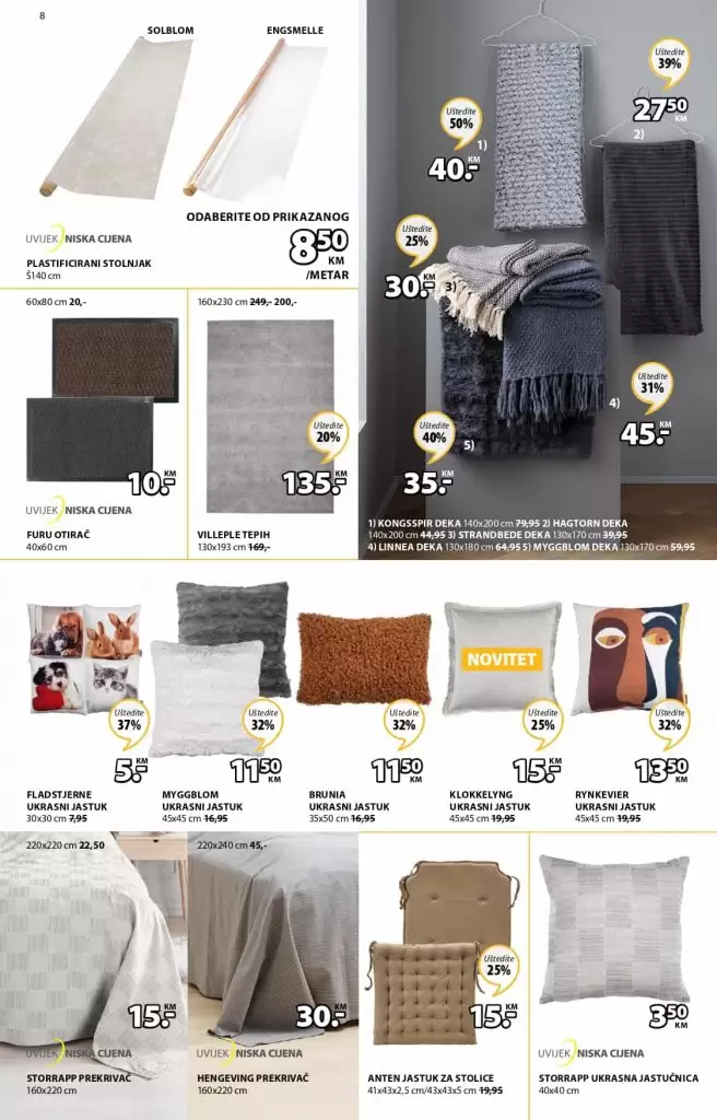 jysk akcijski katalog. jysk raspodaja. jysk snizenje. jysk popust.